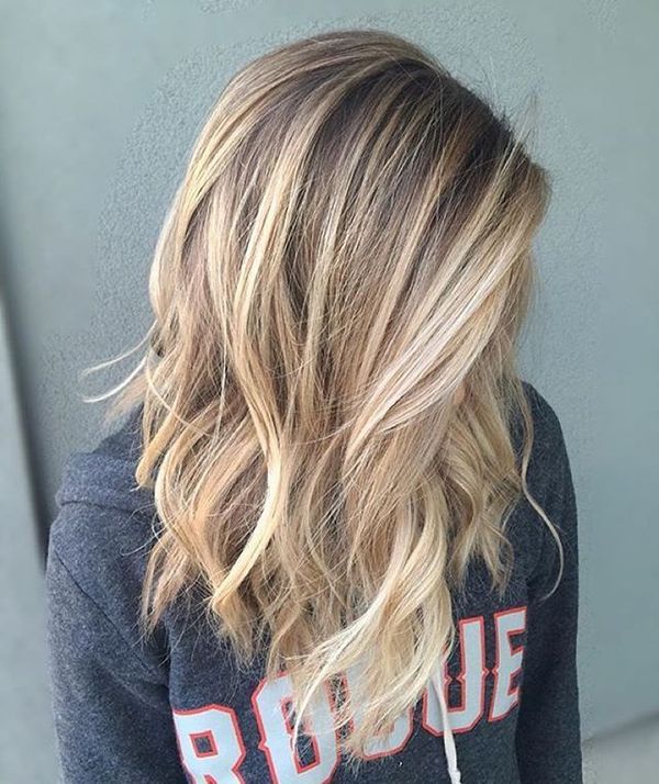 Balayage fr blonde lange Haare 1