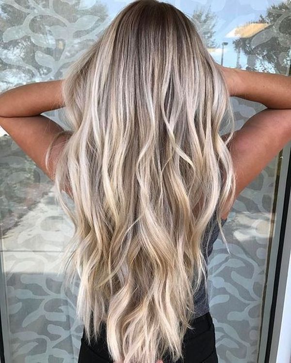 Balayage fr blonde lange Haare 2