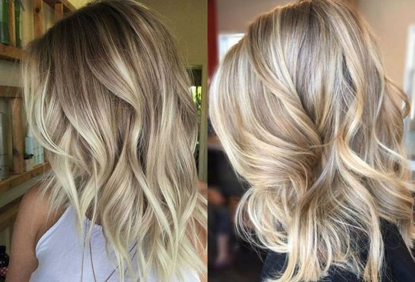 Balayage fr blonde lange Haare 4