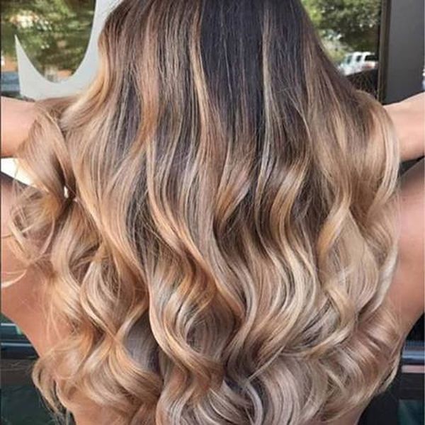 Balayage kann fr dunkelblonde Haare eingesetzt werden 4