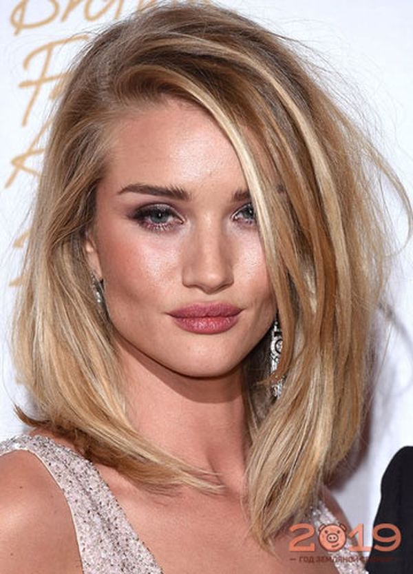 Frisuren Long Bob fr blondes Haar 2