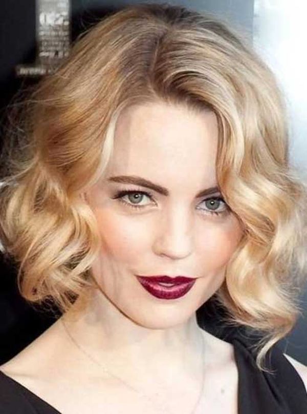 Long Bob mit Locken 2