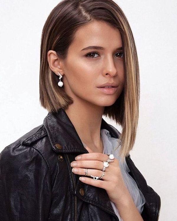 Mittellanger Bob Frisur fr feines Haar 4