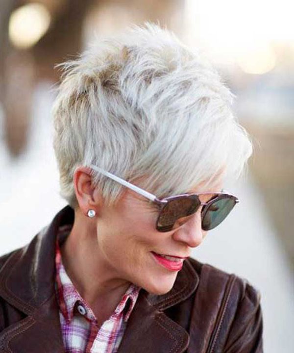 Moderner Pixie Cut fr ltere Frauen 2
