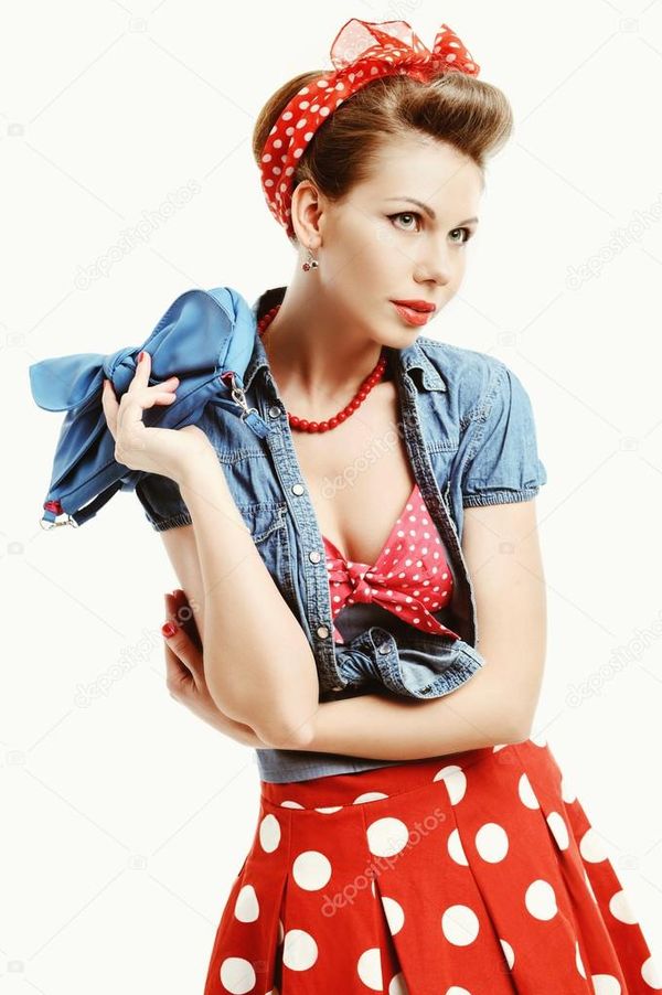 Rockabilly Frisuren mit Bandana 2