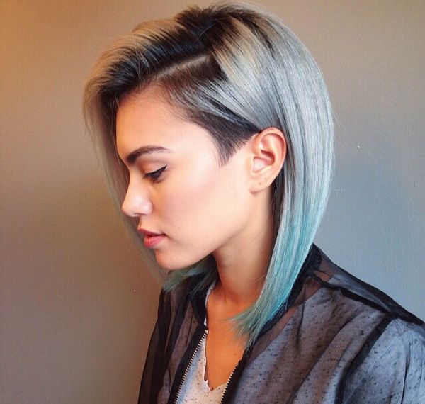 Asymmetrischer Sidecut Bob 2