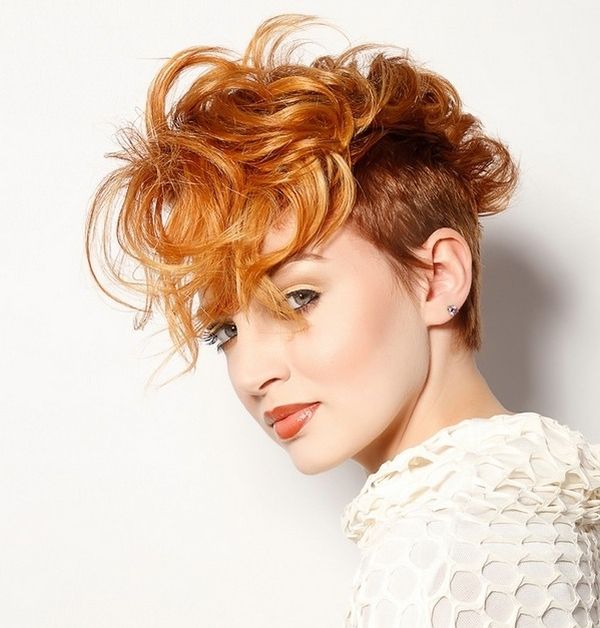 Coole Kurzhaarfrisuren mit Sidecut fr Frauen 1