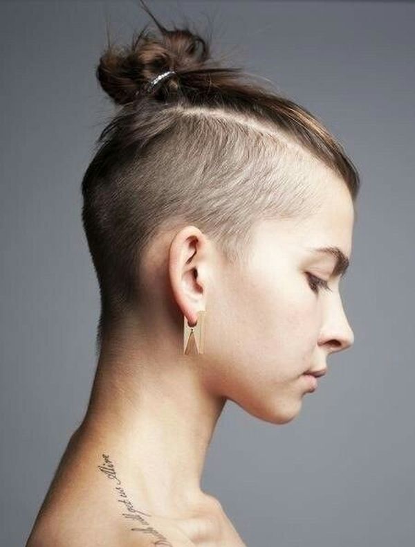 Coole Kurzhaarfrisuren mit Sidecut fr Frauen 3