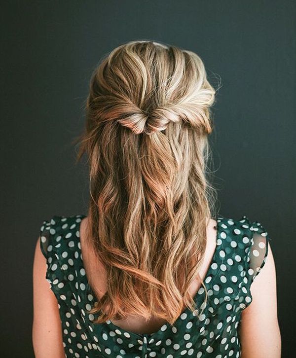 Elegante halboffene Hochsteckfrisuren 5