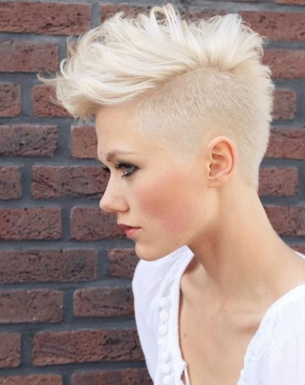 Kurzhaarfrisuren Sidecut auf einer Seite 5