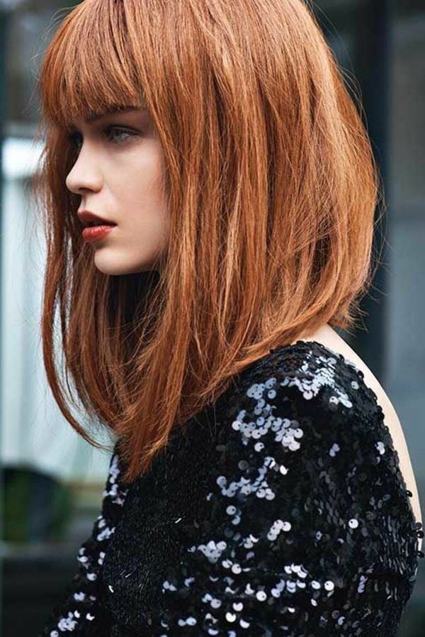 Moderne Frisuren mit Pony 1