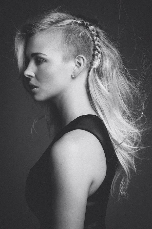 Sidecut fr Frauen mit langen Haaren 1