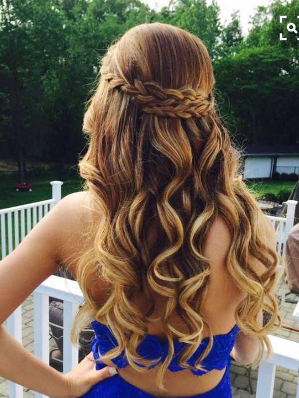 Abschlussball Frisuren mit Locken 3