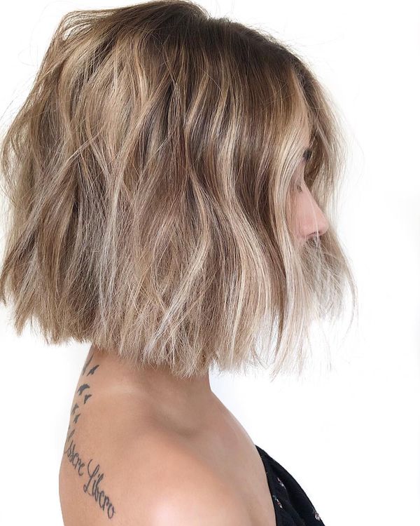 Balayage bei kurzen Haaren 3