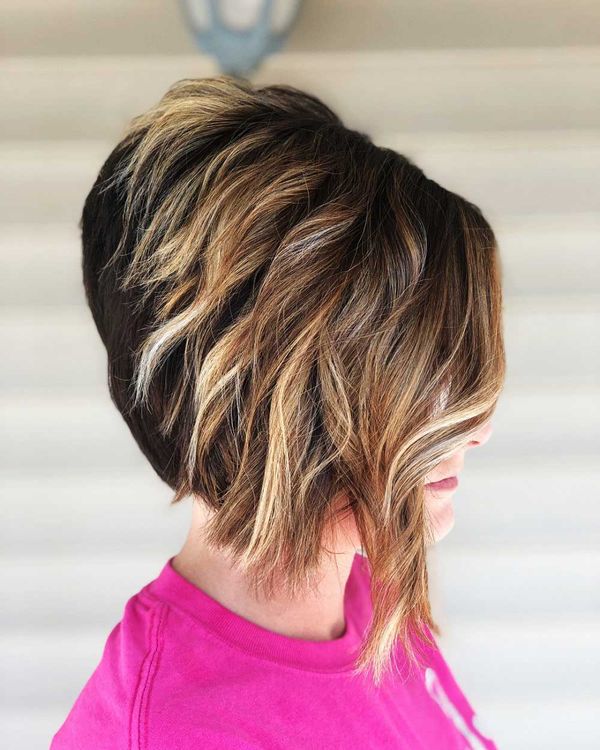Balayage fr kurze Haare 6
