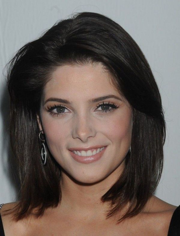 Die besten Frisuren fr runde Gesichter und mittellange Haare 4