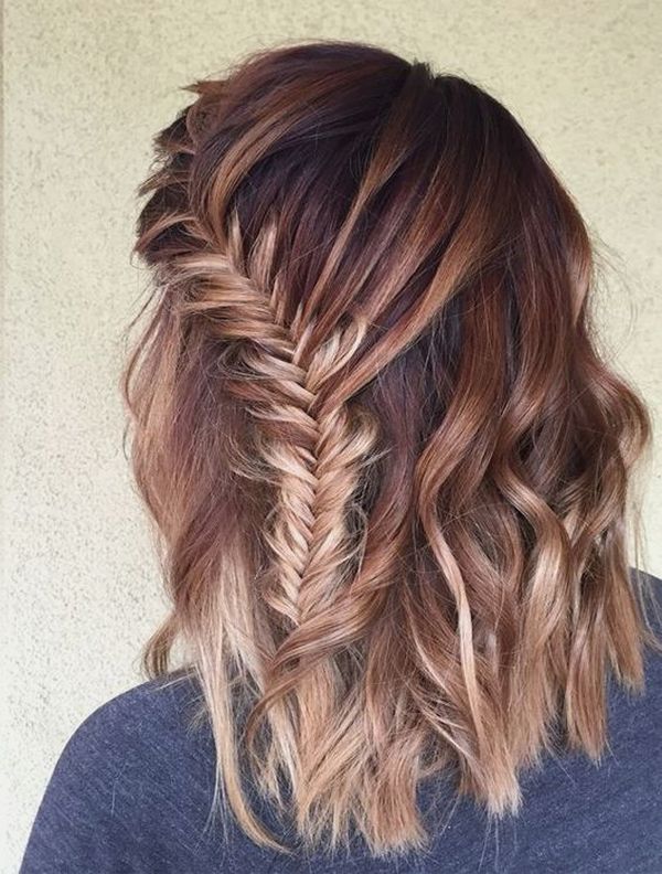 Einfache Flechtfrisuren fr mittellange Haare 2