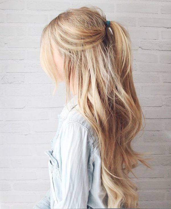 Einfache und schnelle Frisuren fr lange Haare 3