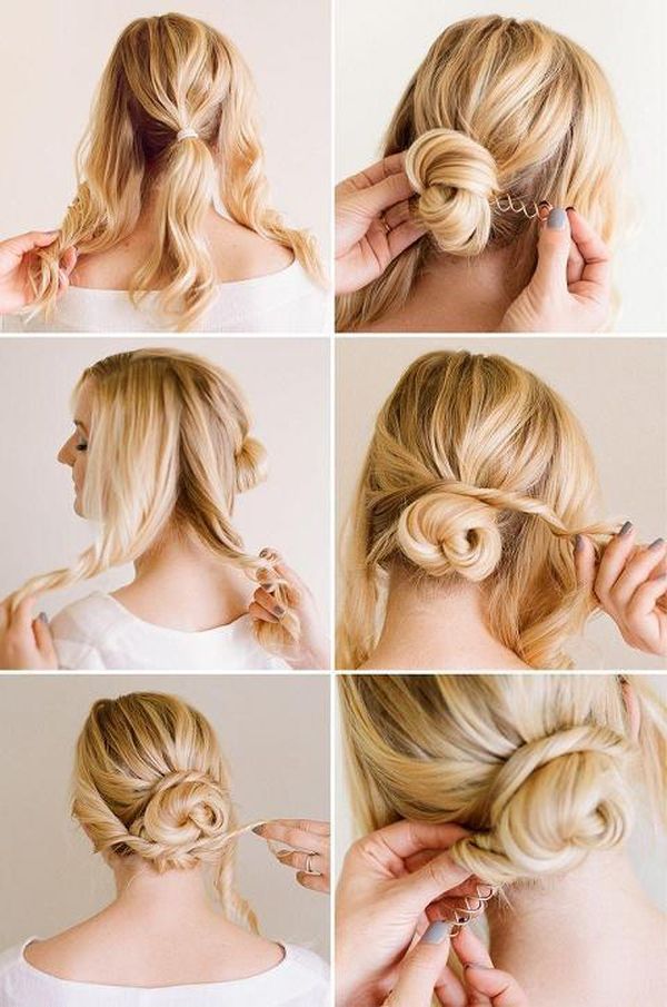 Elegante festliche Frisuren selber machen 3