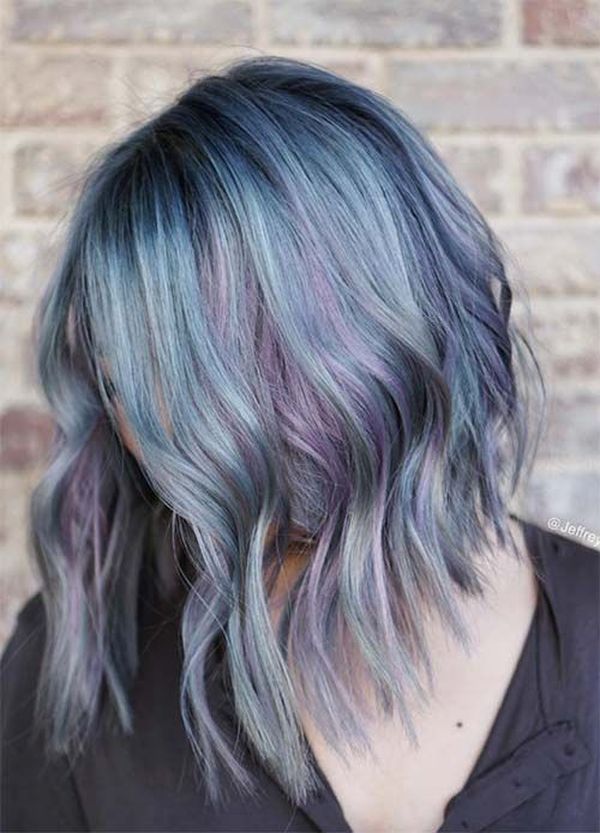 Haare blau frben 2