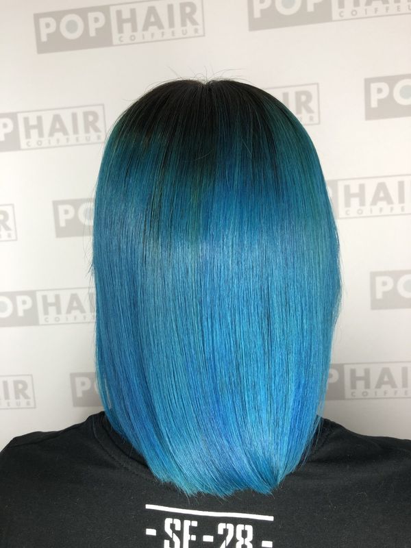 Haare blau frben 5
