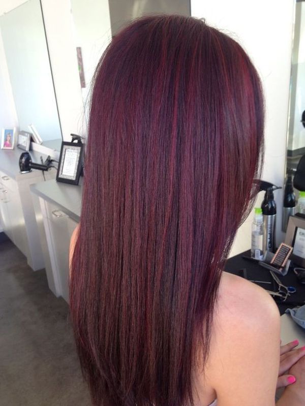 Haarfarbe Mahagoni Rot 3