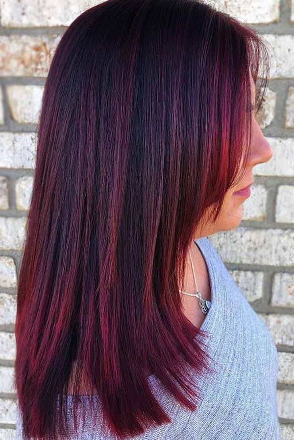 Haarfarbe Mahagoni Rot 5