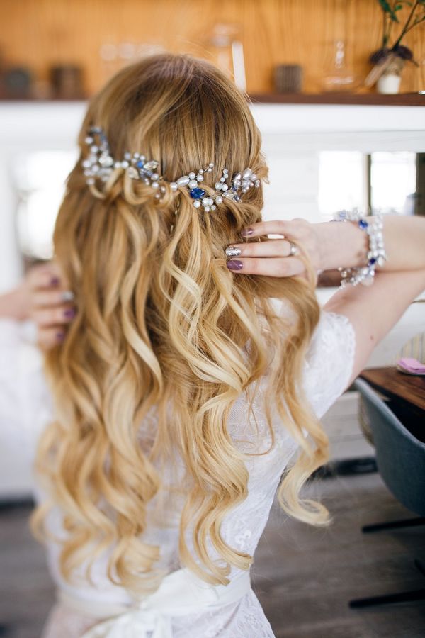 Halboffene Abiball Frisuren fr Lange Haare 2