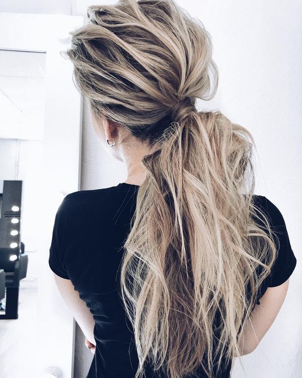 Ideen wie man lange Haare stylt 1