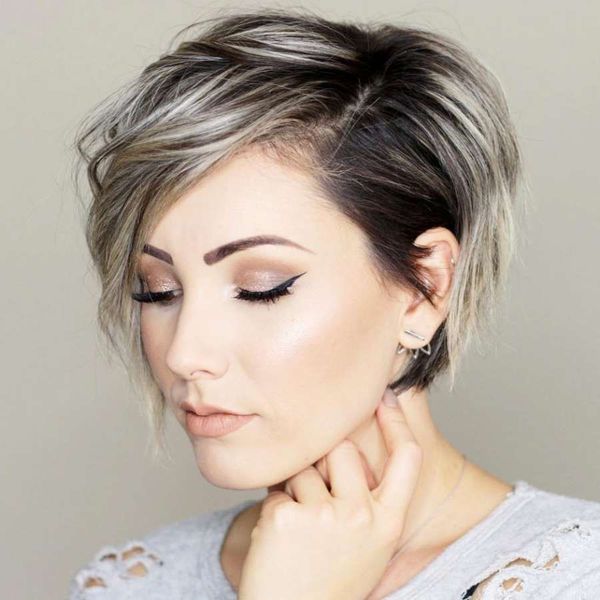 Kurze Haare mit Balayage 2