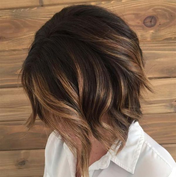 Kurze Haare mit Balayage 3