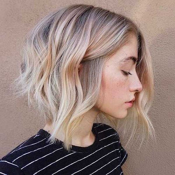 Kurze Haare mit Balayage 5