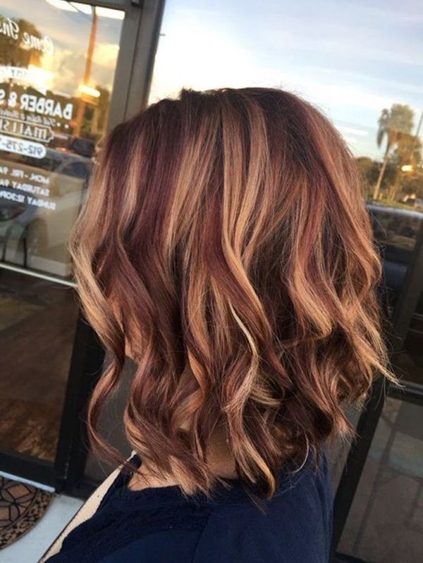 Kurze Haare mit braunblonden Strhnen 5