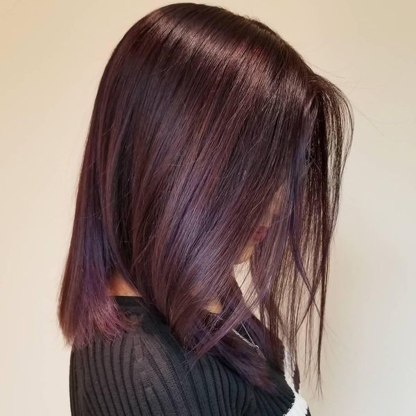 Mahagoni Rotbraune Haare 3