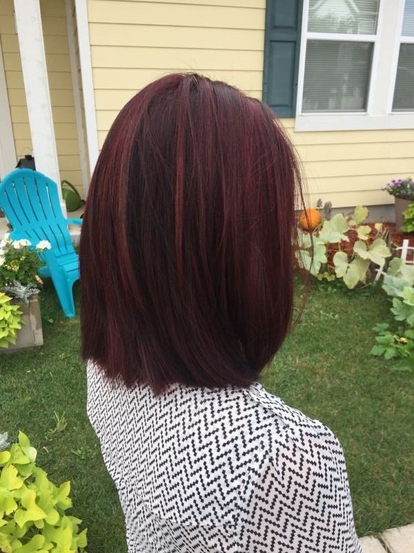 Mahagoni Rotbraune Haare 6