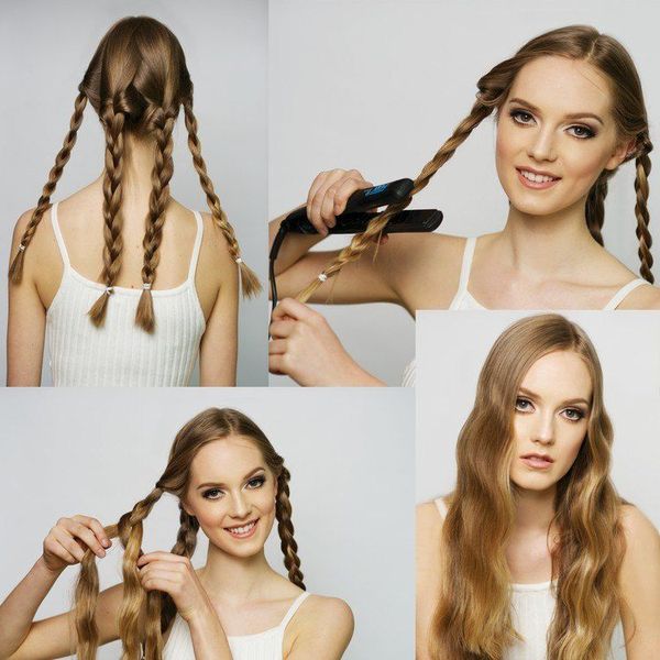 Offene Haarfrisuren fr lange Haare 2