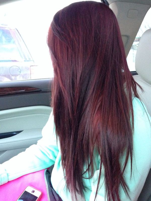 Trendige Mahagoni Haarfarbe Ideen 5