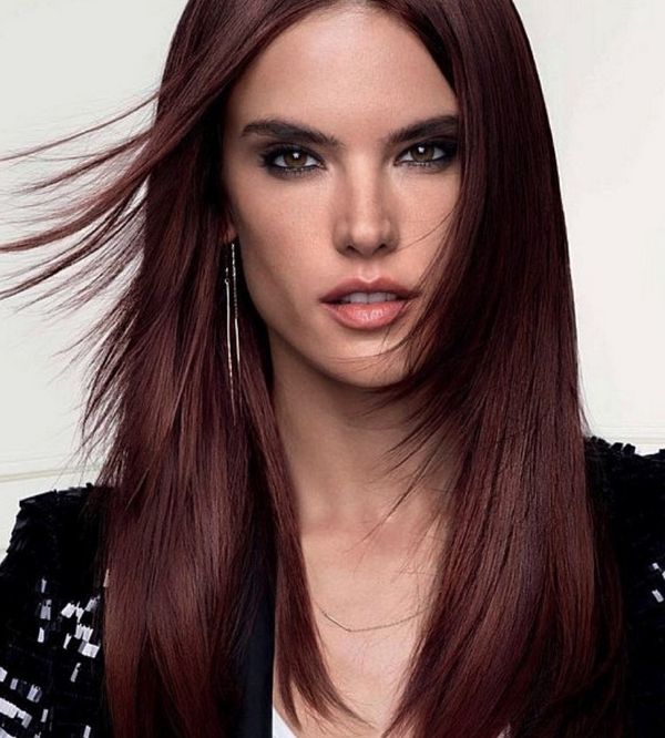 Trendige Mahagoni Haarfarbe Ideen 6