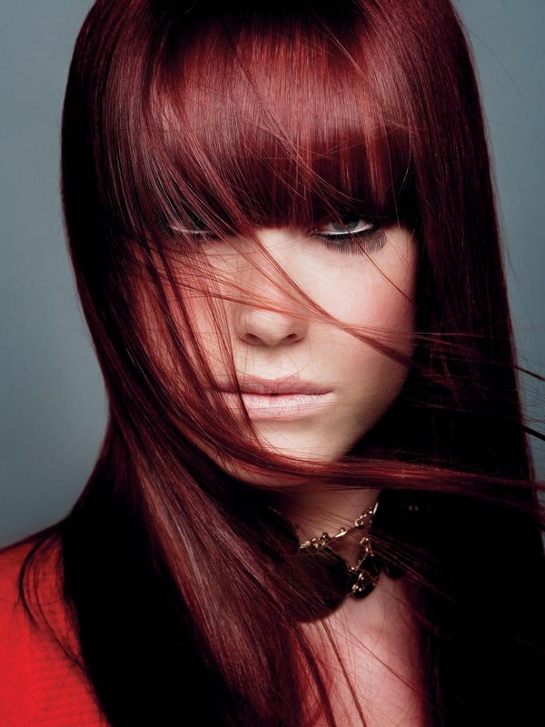 Trendige Mahagoni Haarfarbe Ideen 7