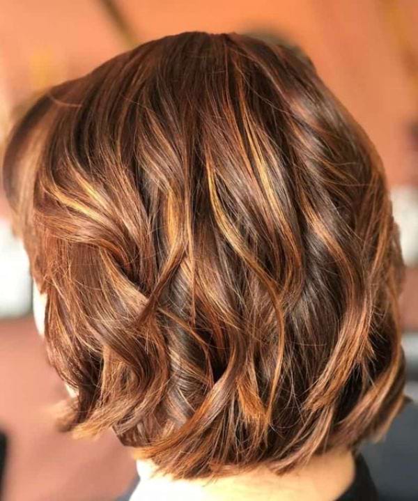 Balayage Braun Kupfer – von der Sonne geküsst