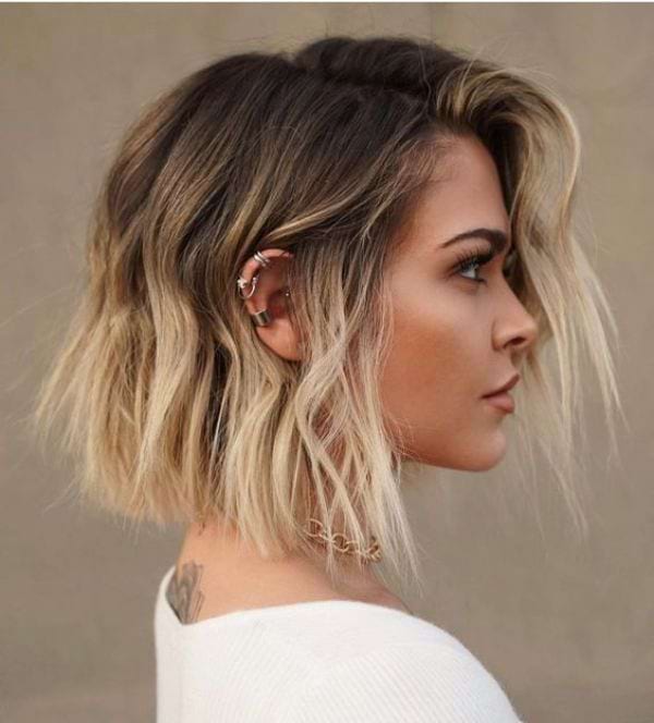 Braun blonder Ombre