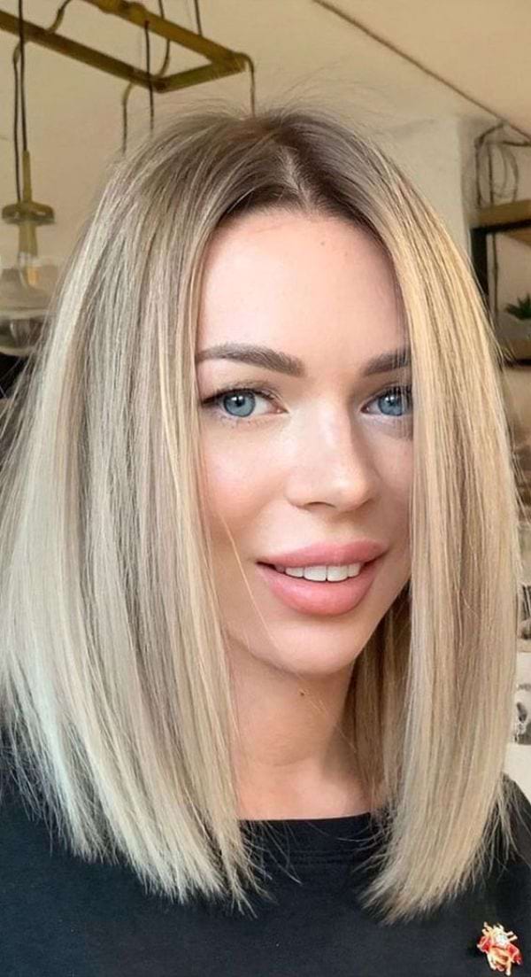 Long Bob glatt