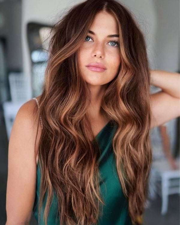 Rot-Braune Haare