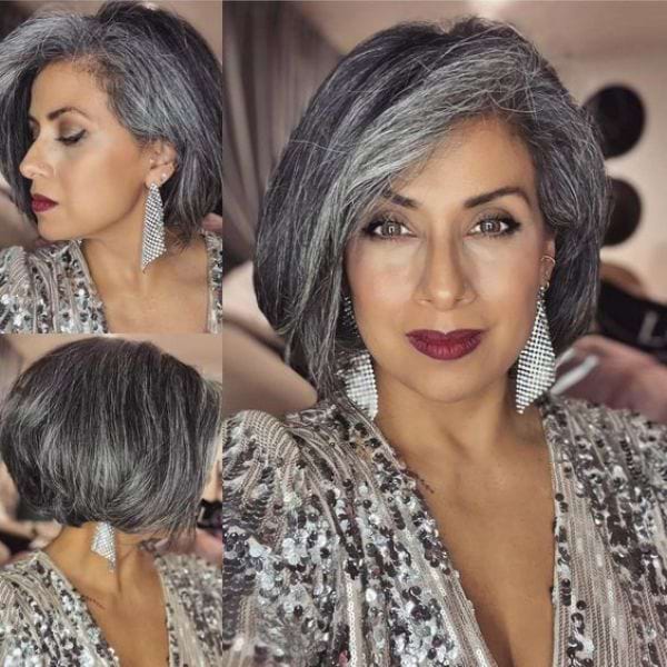 Salz-und-Pfeffer-Pixie oder -Bob