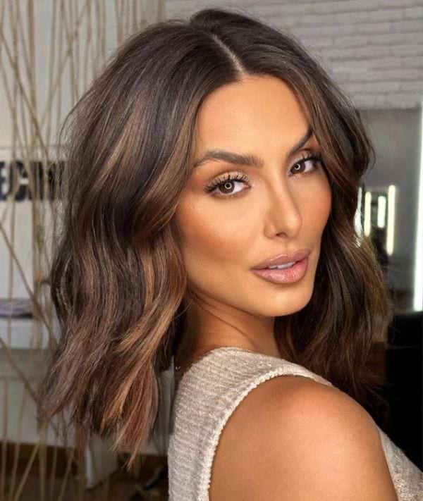 Schokoladenbraune Balayage
