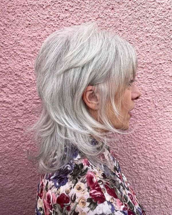 Shag Cut mit Pony