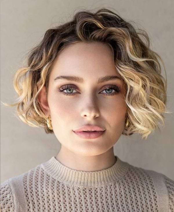 Short Curly Bob