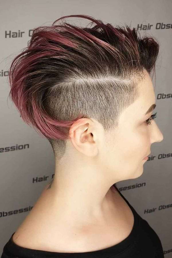 Sleeker Wet Look fuer kurze Haare