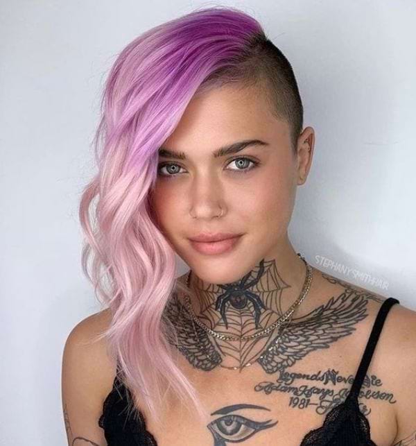 Stufiger Untercut fuer mehr Volumen