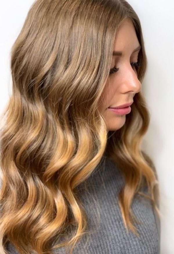 Dunkles Buttertoffee-Blonde
